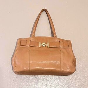 Cole Haan Tan Leather Shoulder Bag